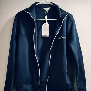 Ben Sherman Sweat jacket Navy Zip Track Top New.